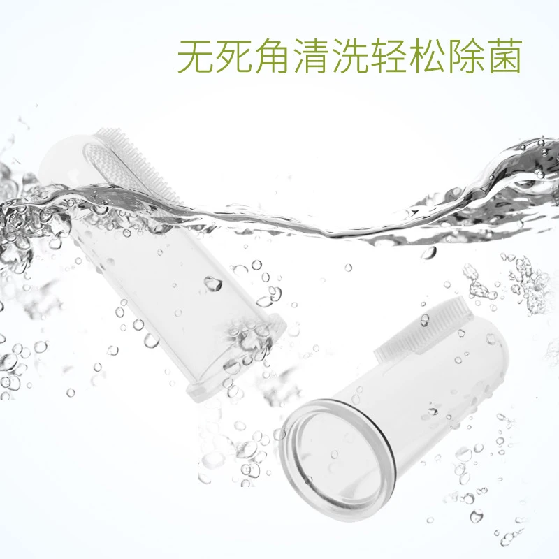 
OEM Customized Food Grade Silicone Baby Toothbrush Teether 