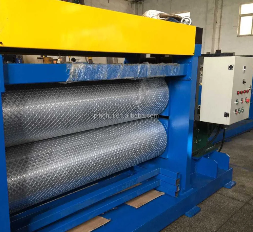 Roller Stainless Steel Embossing Metal Sheet Embossing Machine