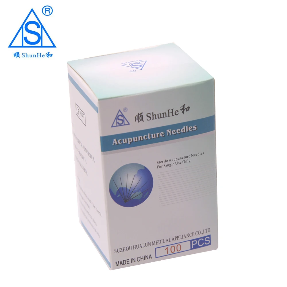 Newest chinese medicine steel handle acupuncture needle,acupressure for single use