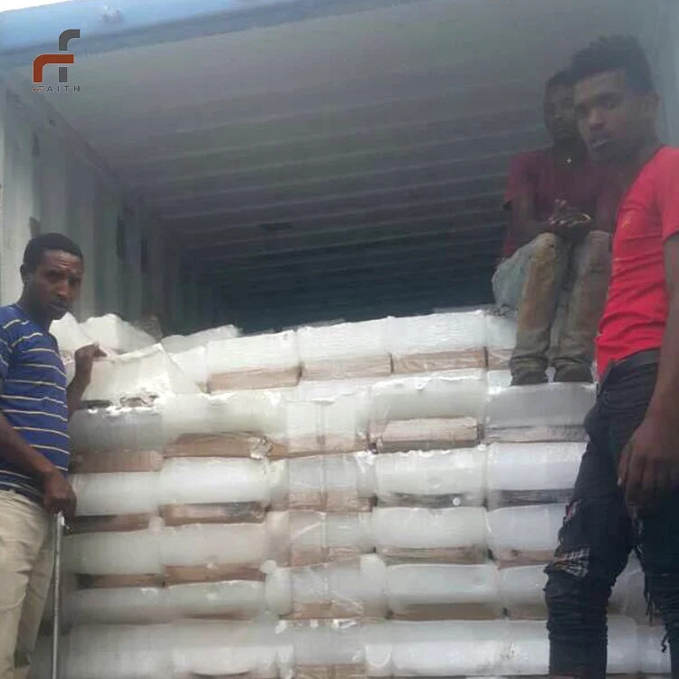 
100Kg Pallet C14 C17 Melting Point 48 52 52-54 56 58 60-62 Normal Histology Organic Spray Wax Kunlun Paraffin Wax 