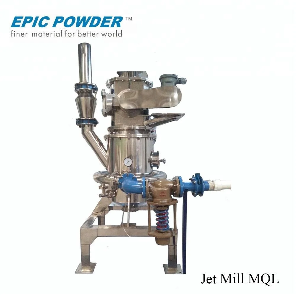 Ultrafine Powder Grinding Machine Fluidized Bed Jet Mill Micronized Grinding Mill For Sale