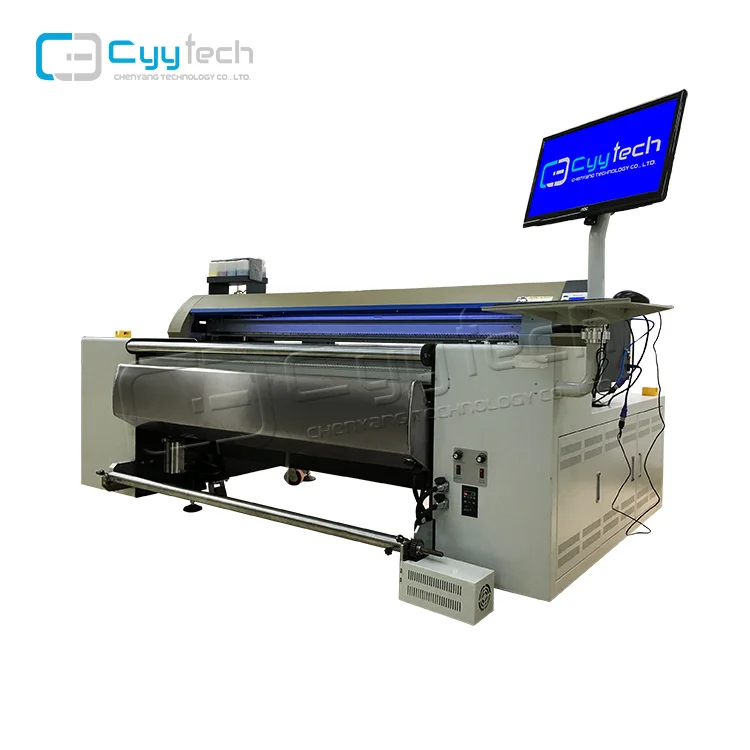 Large format roll to roll belt model digital cotton fabric textile printing machine