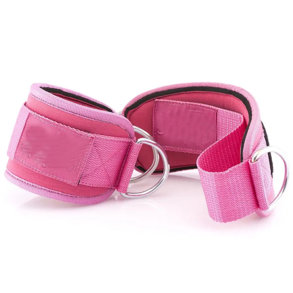 
Pink Neoprene Padded Leg Workout Ankle Strap 