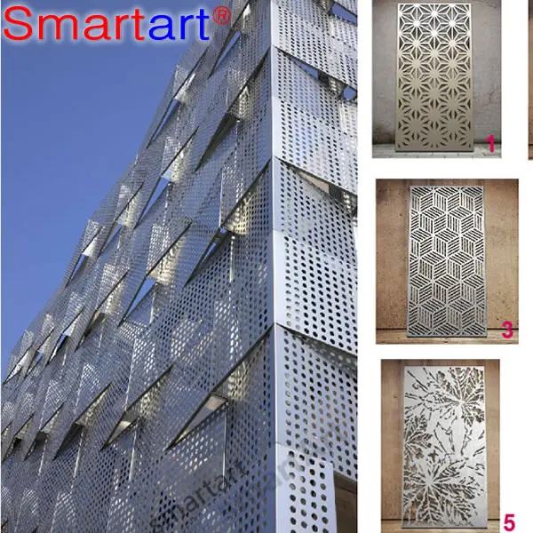 Smartart 2022 декоративная оконная решетка лазерная резка алюминиевый экран