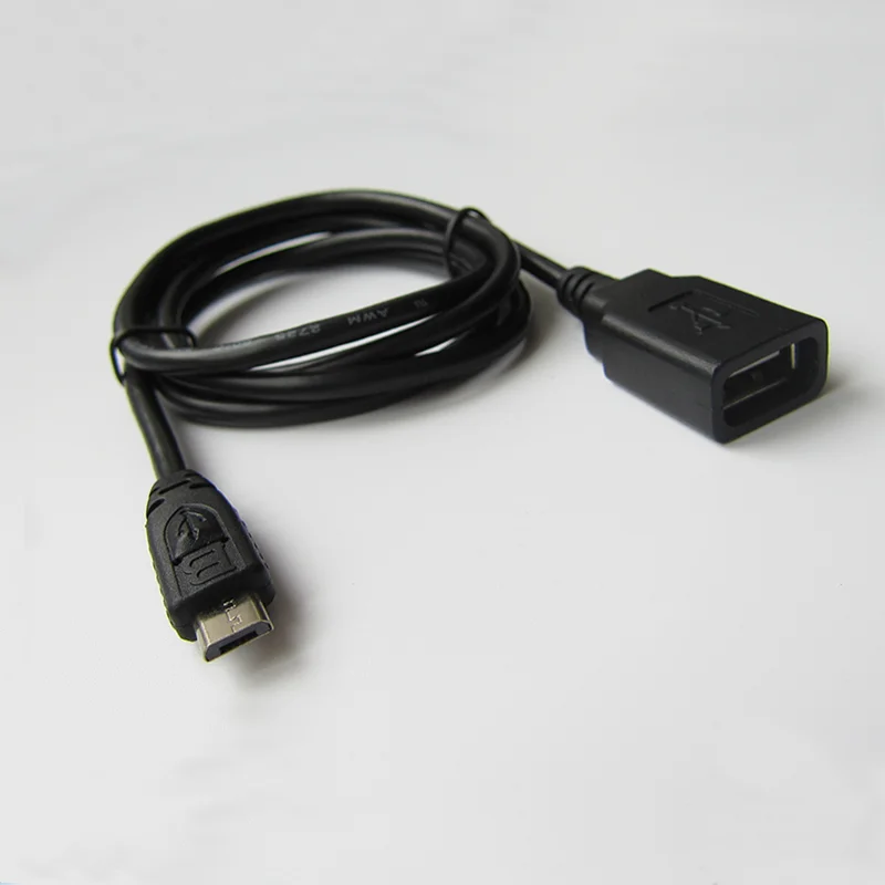Micro 5Pin Male to USB 2.0 Female cable OTG Cable for android mobile phone USB Female to Micro Male On The Go Adapter