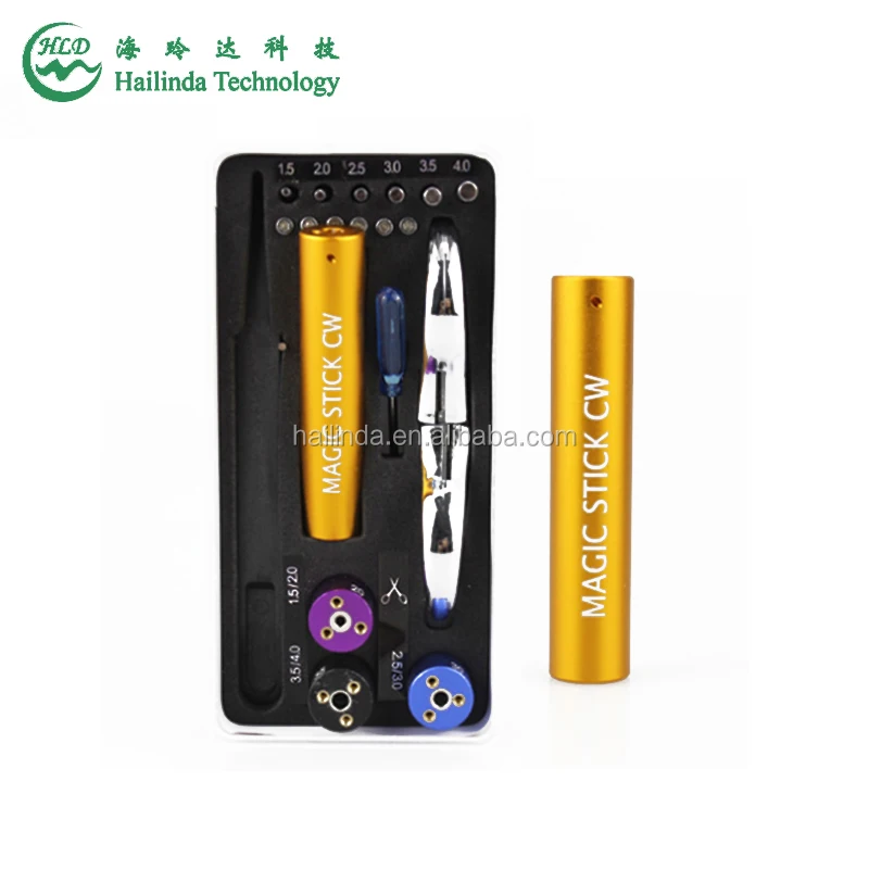 
Newest Magic Stick CW Micro Coil Jig ECIG DIY RDA Coil Tool Master Vape Jig Kit 6in1 Wire Coiling Machine Kuro Koiler Coiler 