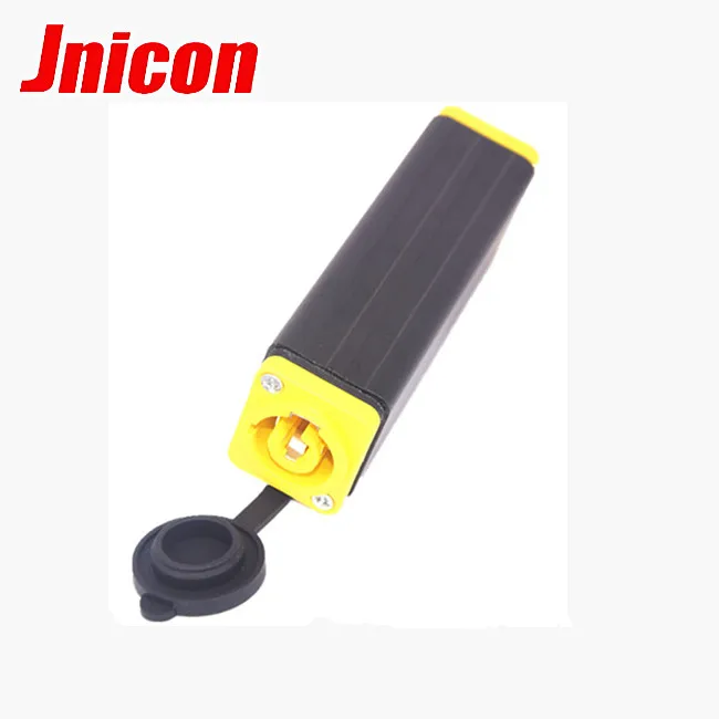 Yellow 3 Pin IP44 waterproof power connector rohs standard
