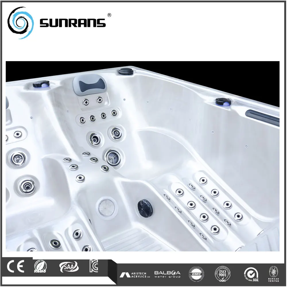 Sunrans Luxurious Small Size Massage Spa Bathtub Whirlpool Intex Garden Hot Tub Outdoor For 3 People Use