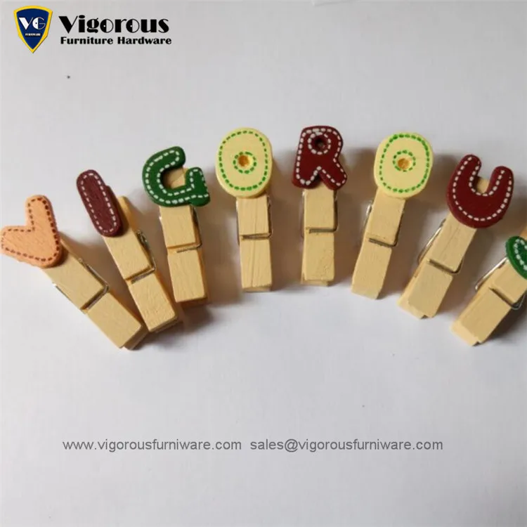 Colored crafting wood pegs old fashioned wooden clothespins