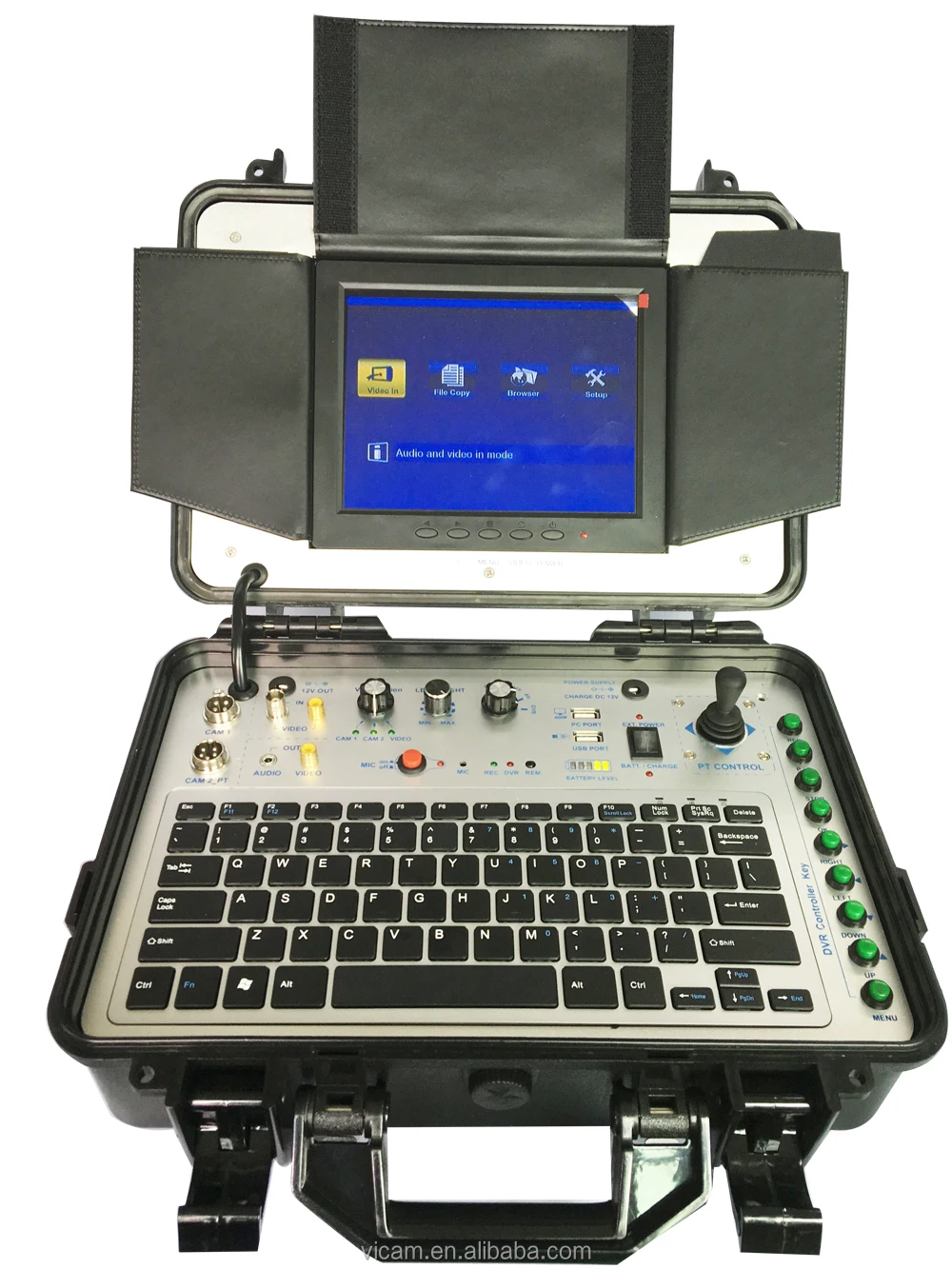 50mm Pan Tilt rotation Industrial Plumbing Drain Camera for sewage drainage Pipe Inspection