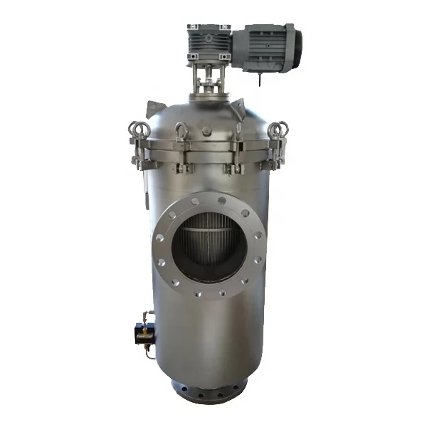 
high quality 200 micron carbon steel self cleaning filter 