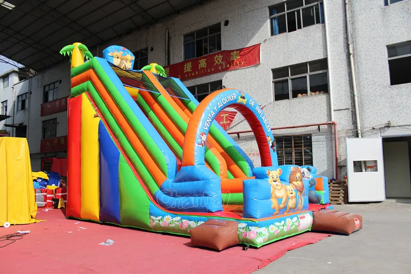 Надувная сухая горка для детей/гигантская надувная горка-батут