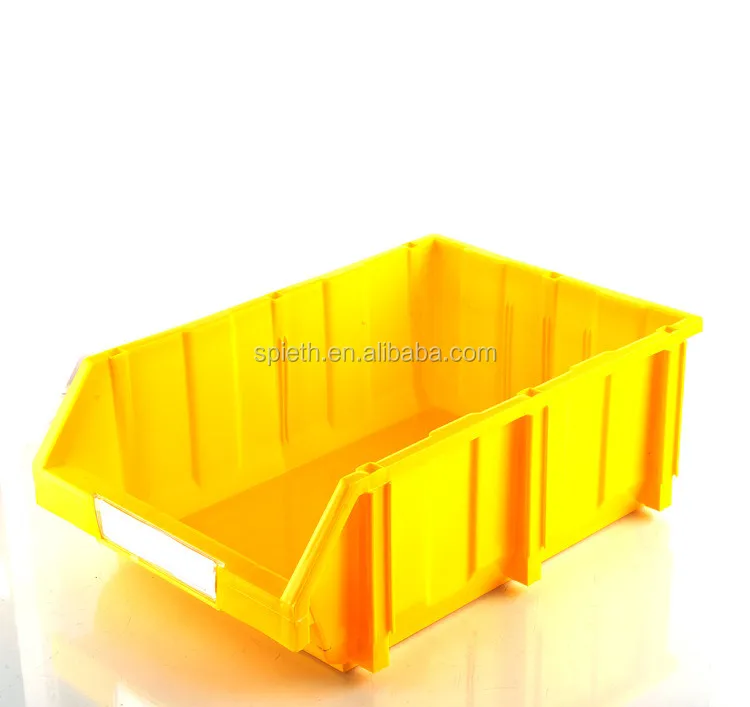 Plastic Rack Wall Mounted Box Storage Organizer Rack Garage Tools Bin