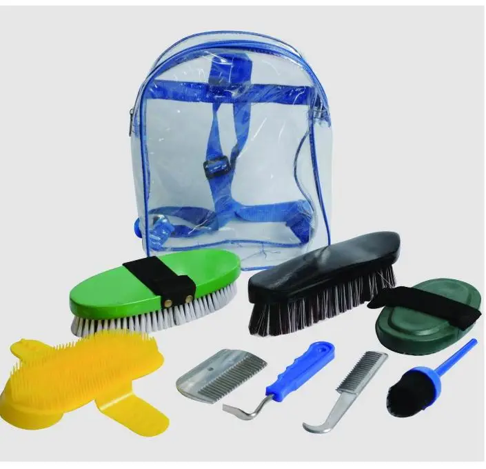 Colorful Horse Riding Equipment Dusting Brush Head Dust Cleaning Tool Horse Grooming Kit Cleaning Equestrian Supplies Accessory