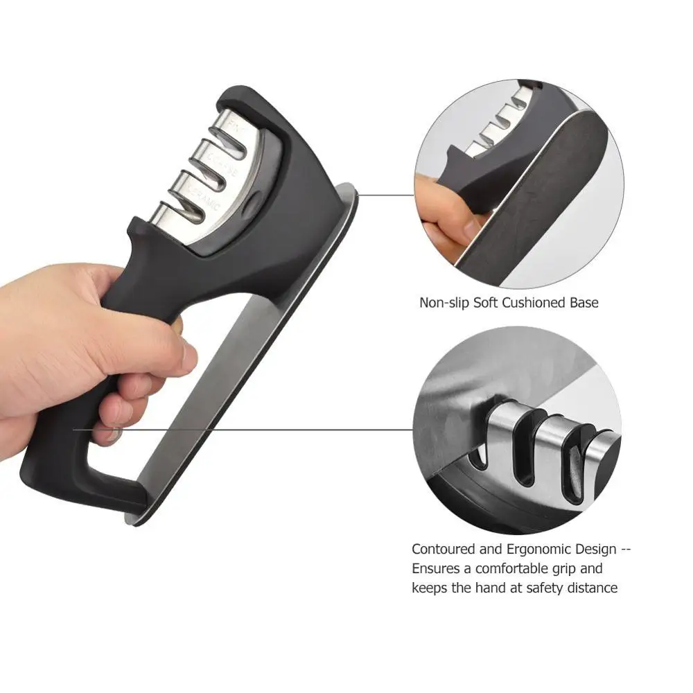 Набор кухонных ножей для заточки ножей керамических ножей 3 этапа кухонный гаджет