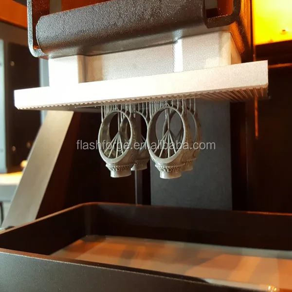 Flashforge Digital Light Processing 3D Printer DLP 3D Printer Jewelry 3D Printer