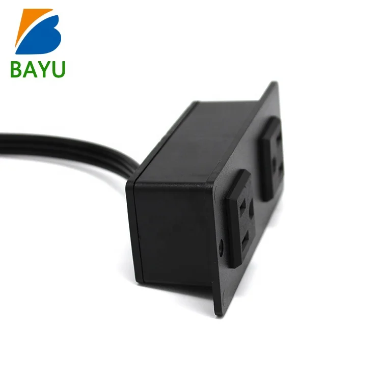 
Universal US Dual Electrical Multi Socket Extension Cord Power Outlets 