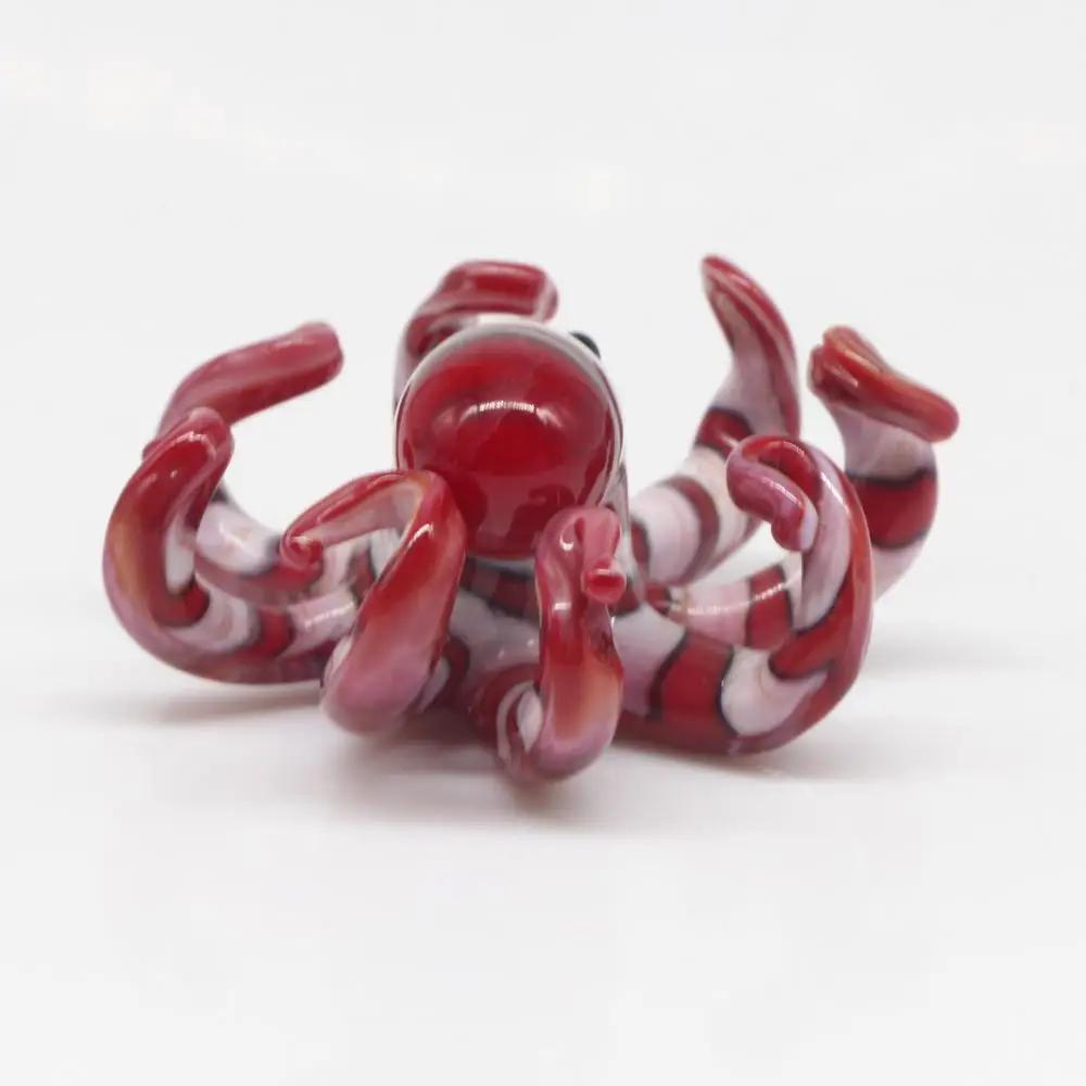 Murano Art Deco Glass Brown octopus ornament sea figurine