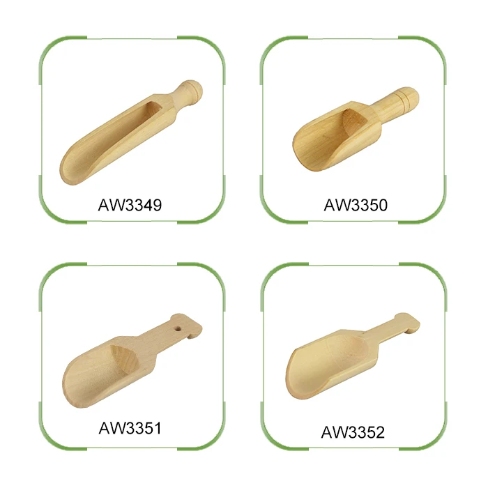 Wholesale Cheap Mini Wooden Tea Scoop Spoon