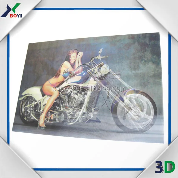 Popular lenticular 3d pictures manufacture nudes girl 3d pictures
