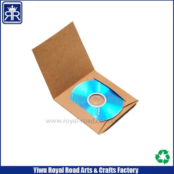Recycled material Printed full color Single CD Cardboard CD COVER