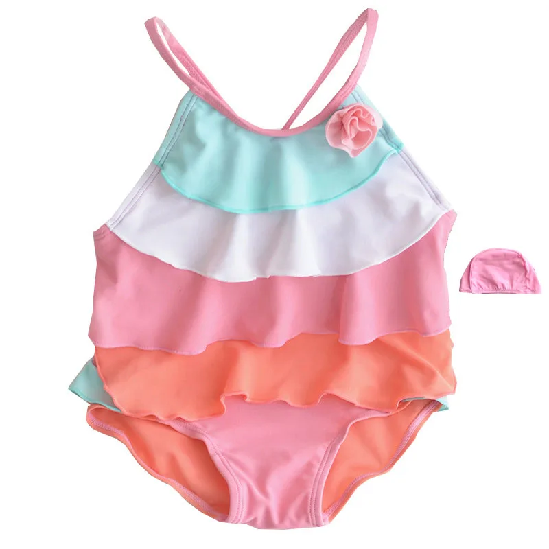 Hot Style Ins Kids Bathing Suit Cute Girl Photo Swimsuit Swimwear Board Shorts Fashion Beach Wear Kids