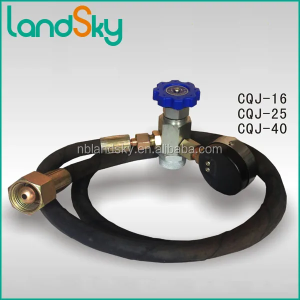 LandSkyN2 азота зарядки наборы инструментов набор для гидроаккумулятор CQJ-25 200bar 250bar манометр соединение M14x1.5 G1/2