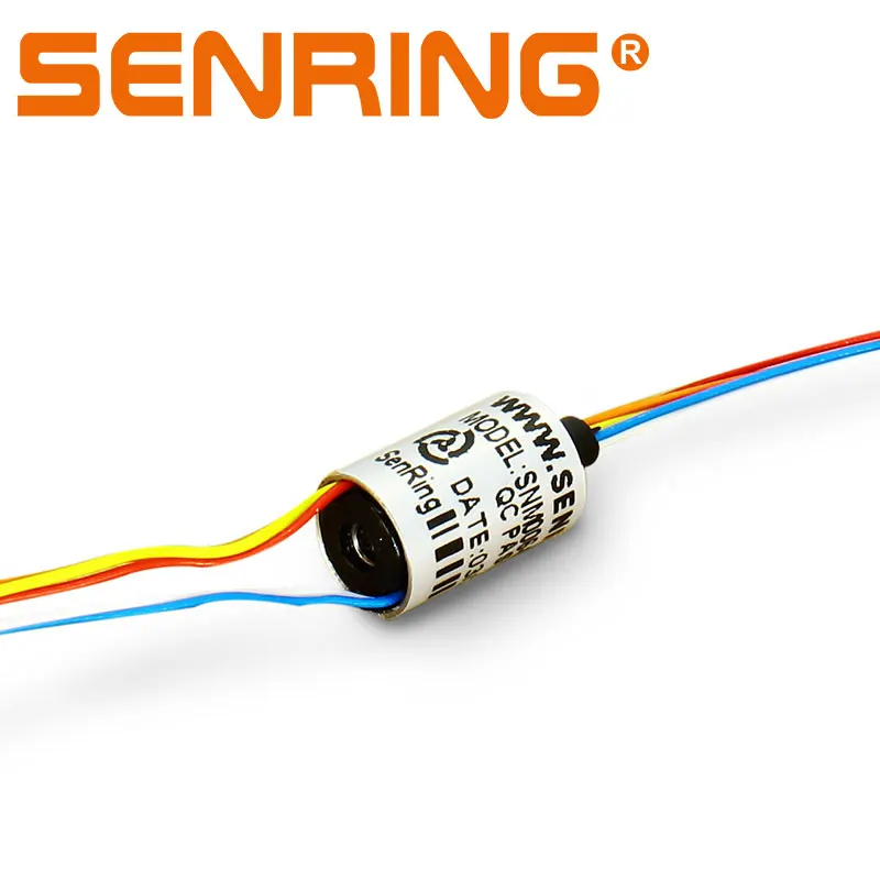 Senring mini slip ring 4 , 6, 8 ,12 wires OD 6.5mm current 1A