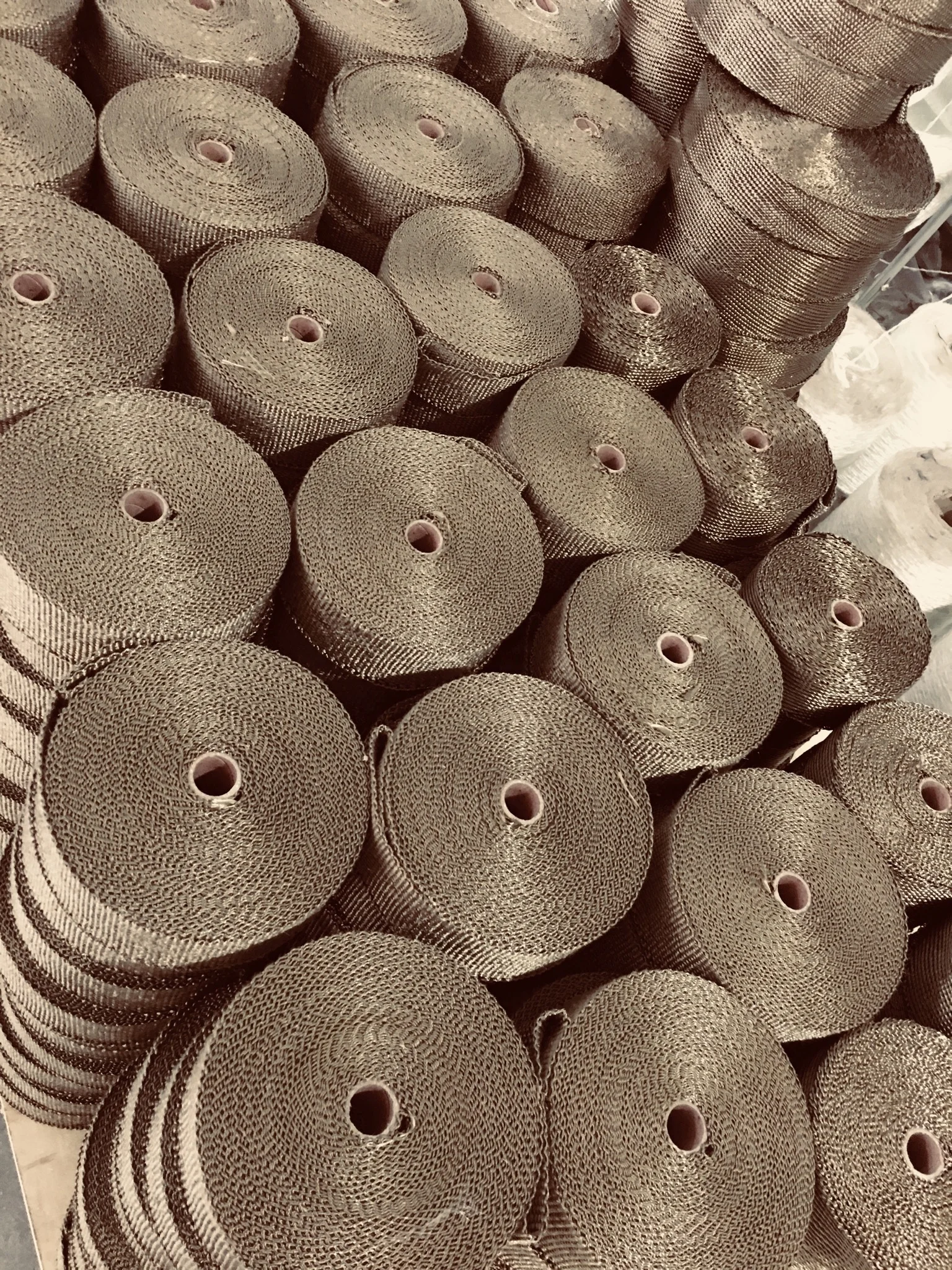 Fire Resistant Thermal Webbing/Texturised Mineral Basalt Fibre Glass Tape