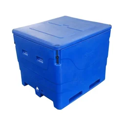 large capacity insulated plastic ice bins