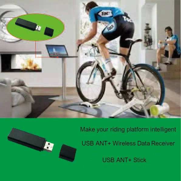 Wireless USB data stick for indoor Intelligent riding practice