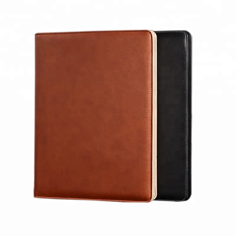 
Good Quality Office Business Meeting Conference PU A4 Leather Document Folder 