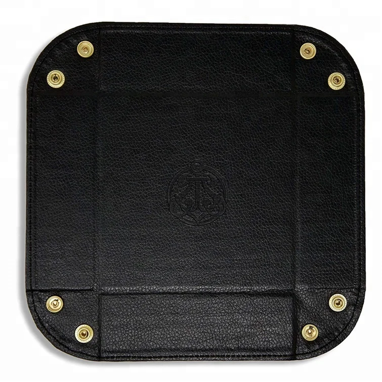 Высококачественный лоток-органайзер для бижутерии из искусственной кожи