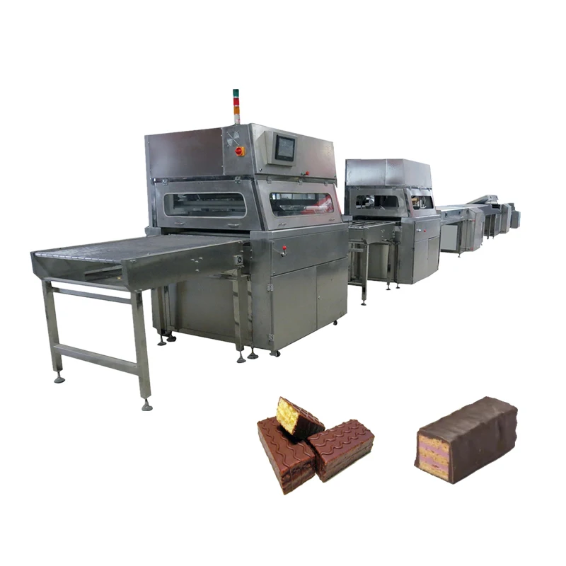 Chocolate Making Machine Chocolate Enrobing Coating Machine For Sale
