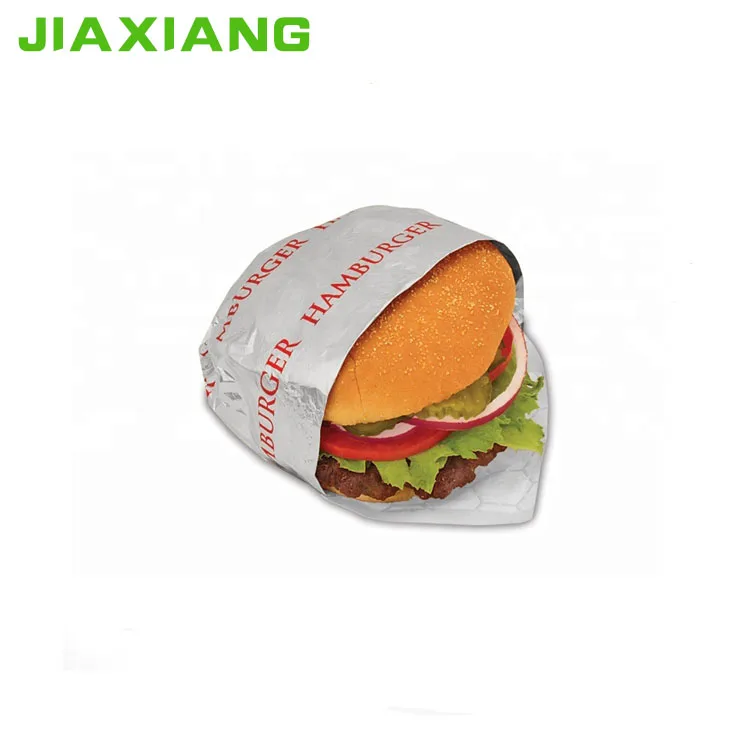 honeycomb design  burger  food packaging  aluminium foil grease proof paper  hamburger wrapping paper