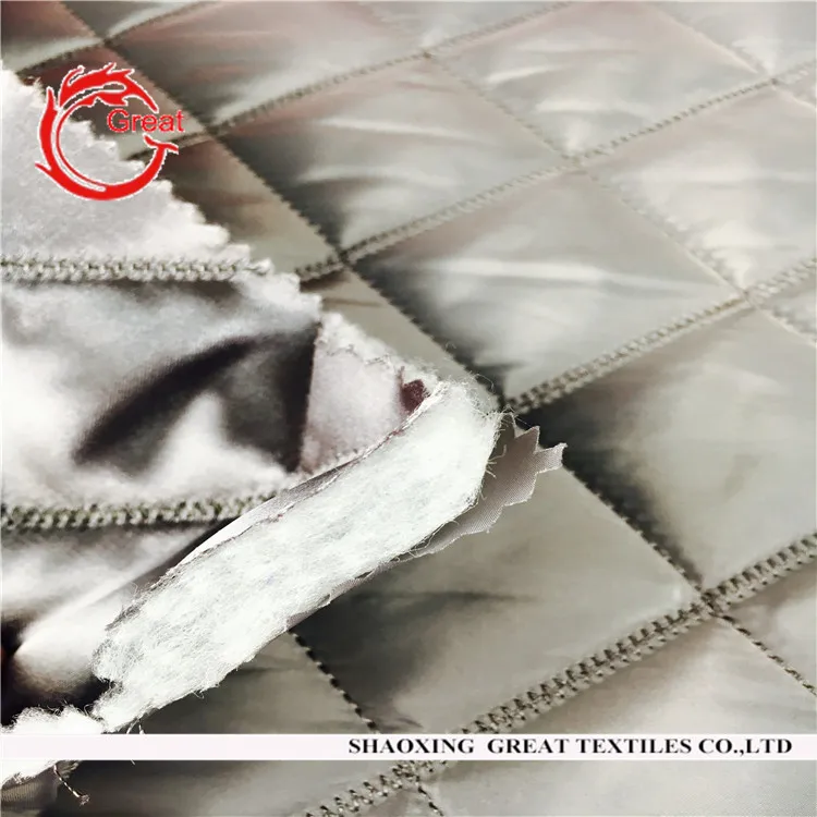 
winter quilted jacket fabric designer quilted jacket fabric accept OEM 