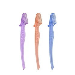 Инструменты для макияжа, пластиковая Бритва для бровей, портативный триммер для бровей для женщин