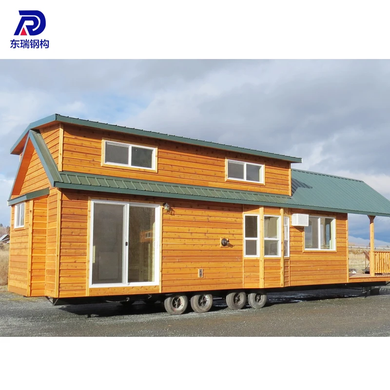 EPS panel portable cabins on wheels prefab tiny house