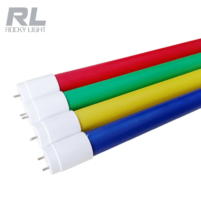
Red Green Yellow Blue T8 Led color tube light 
