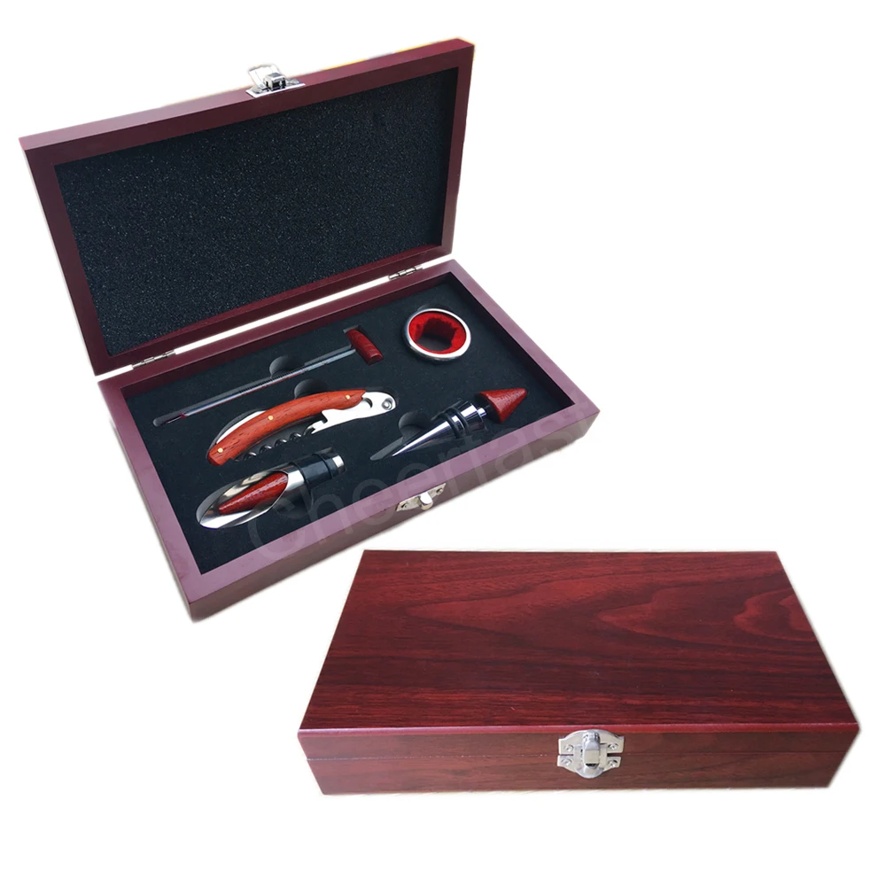 High quality Present Accessories Wooden Gift Set Wine
