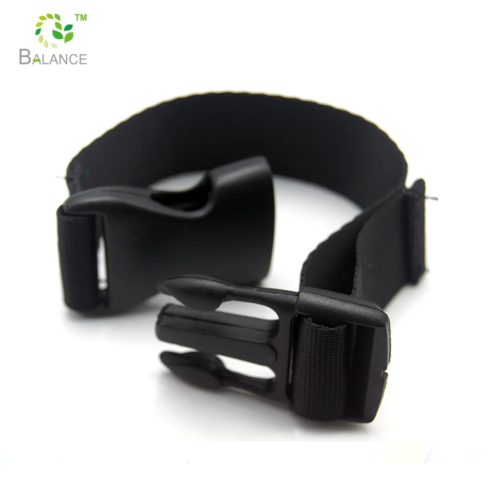 Nylon Elastic Hook&loop Plastic Tie Polyester Banding Strap With Buckle