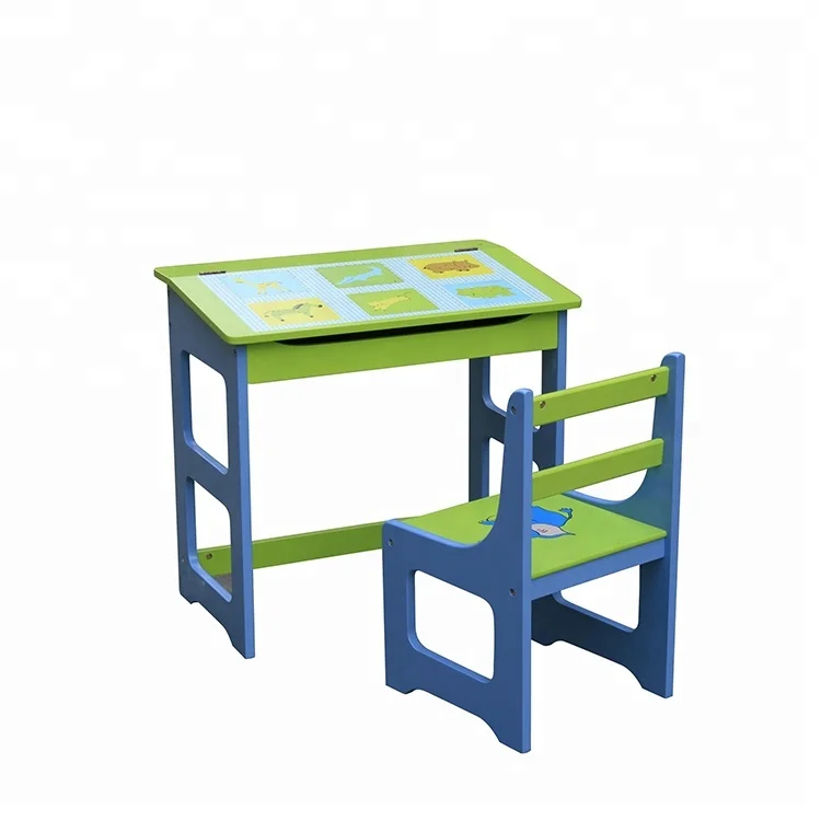 
Factory Wholesale Customized Wooden Study Children Table Chair 