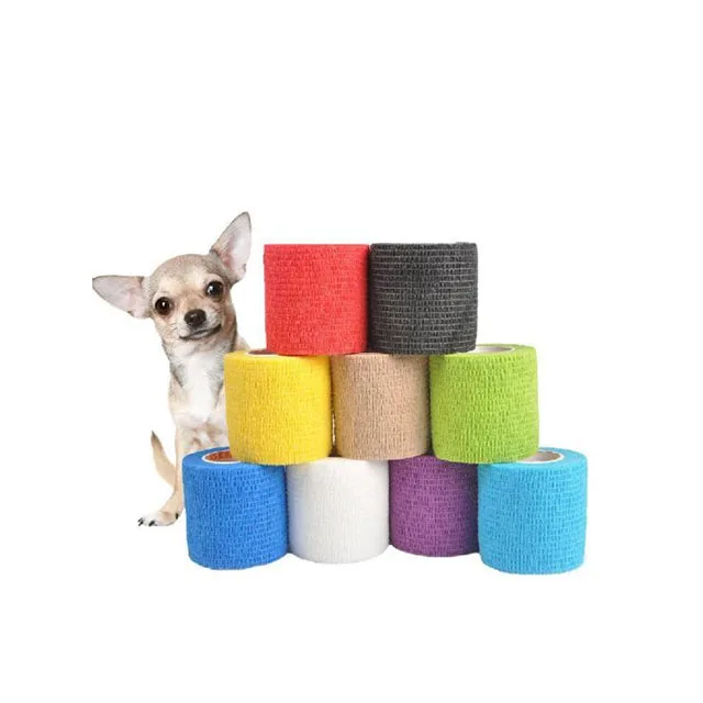 Mesh First Aid Elastic Bandage PP Nonwoven Fabric Customized Bandage Cloth Medical Materials horse  wound use