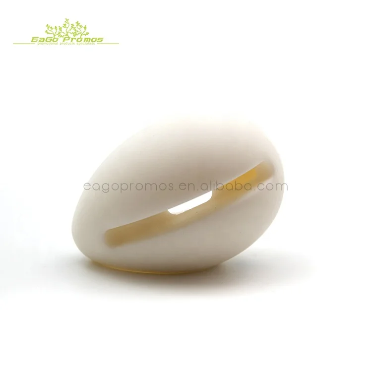 2023 2019 Eco-friendly promotional mini egg shaped silicone mobile phone loud speaker