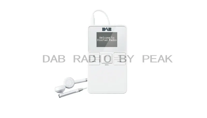 Mini Pocket Radio DSP Digital DAB FM Receiver Walkman Radio Personal USB Rechargeable, Earphone Included for Walking Jogging
