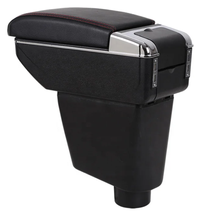 Japan  Almera / Sunny March 2011-2017 arm rest armrest box console refitting accessories car Double Layer Telescopic