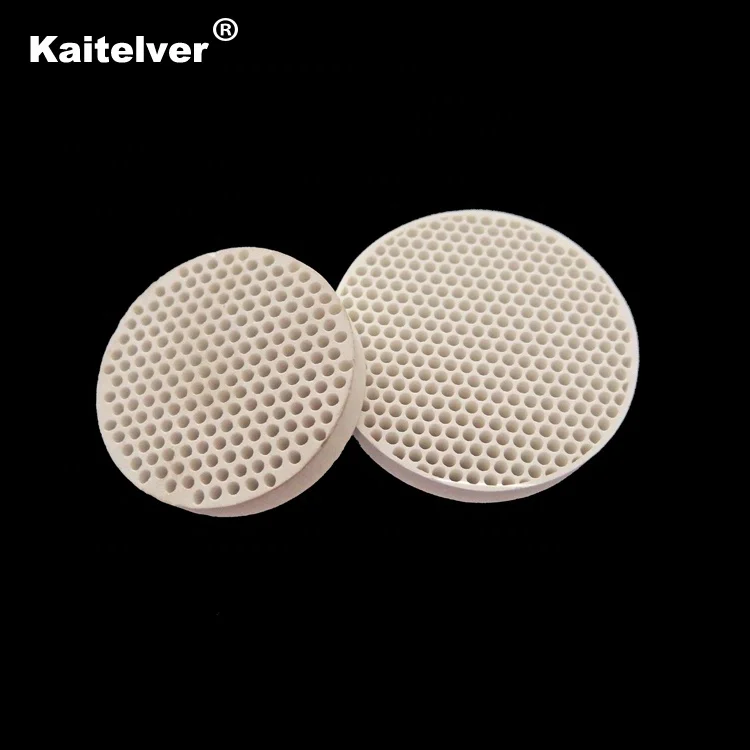 Various sizes straight hole ceramic honeycomb filter slice for aluminum & iron molten filtration