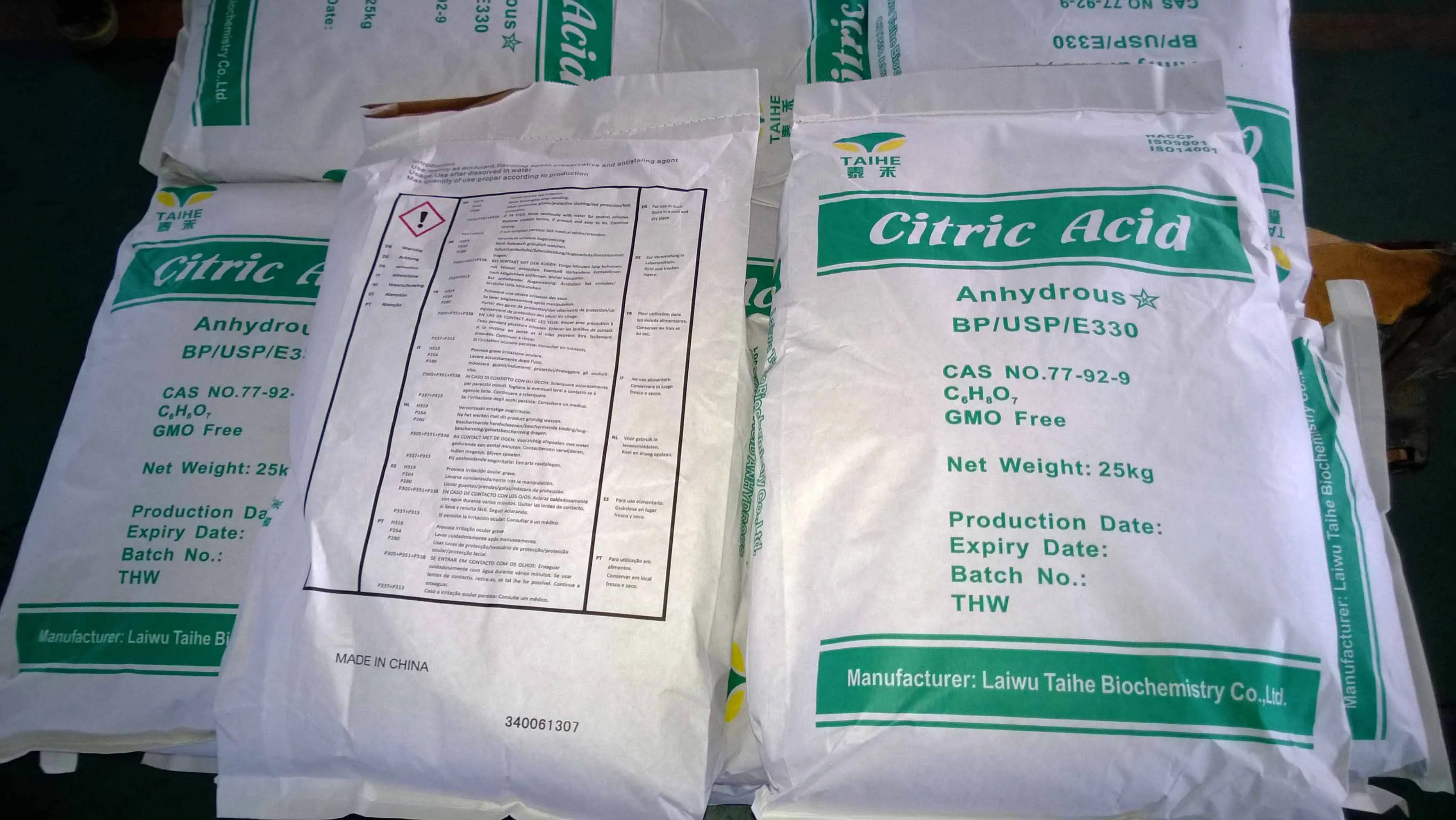 
Ensign food grade 30-100 mesh citric acid anhydrous price 