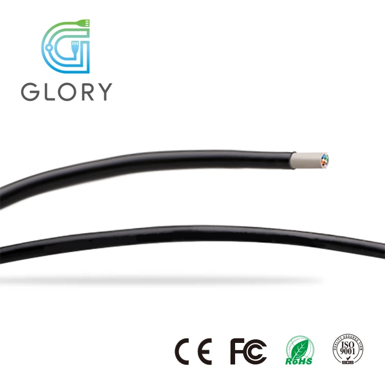Glory OEM Service Ethernet Bulk Cable Outdoor Waterproof Cat 5e 24awg 1000ft UTP Cat5e Lan Cable