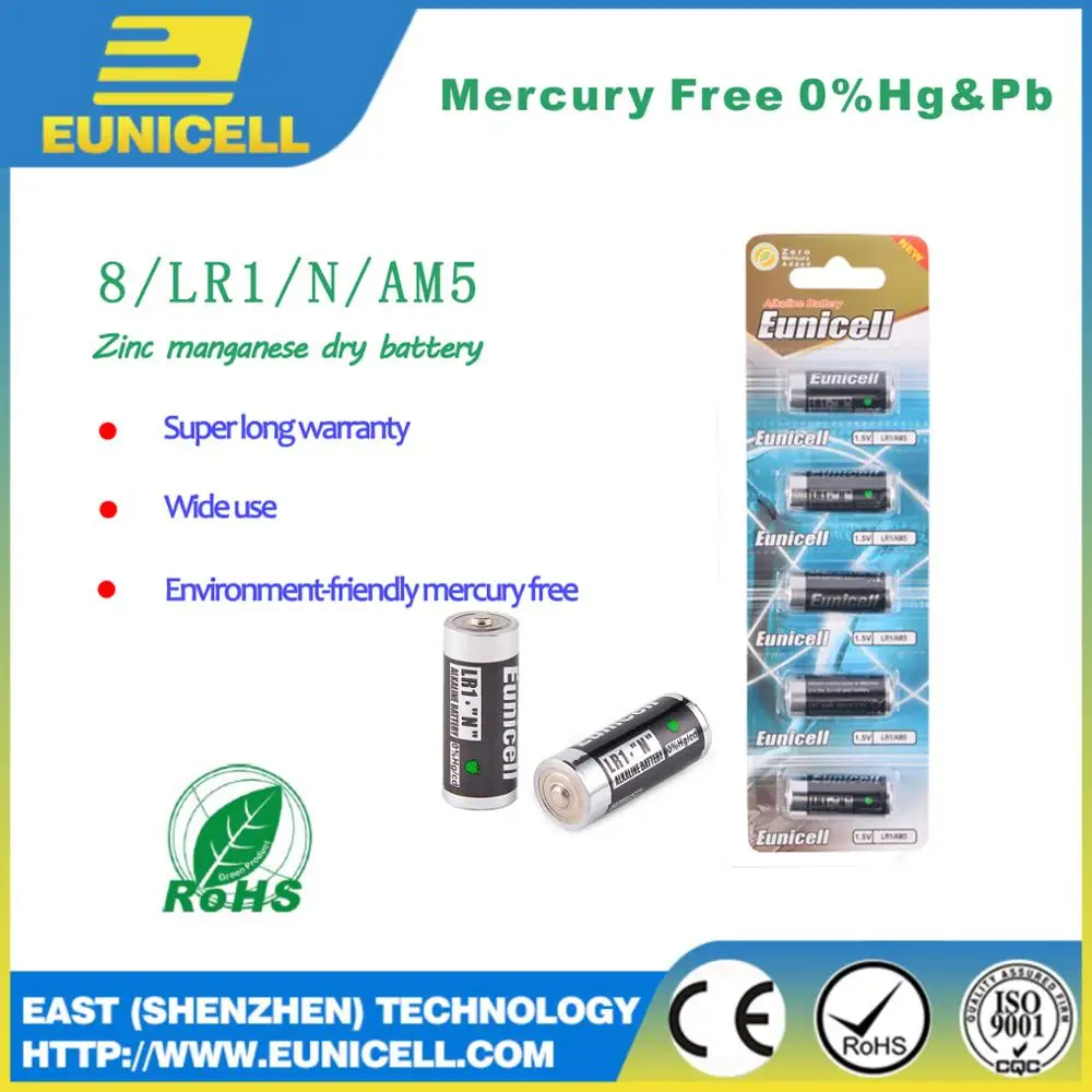 Щелочная батарея Eunicell lr11.5v батарейки размера E90